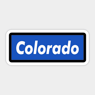 Colorado Box Logo Sticker